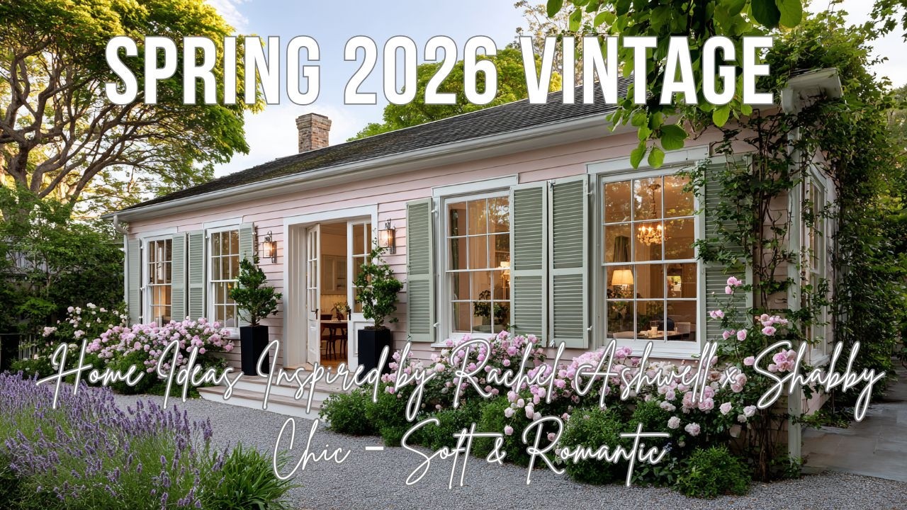 Spring 2026 Vintage Home Ideas Inspired by Rachel Ashwell x Shabby Chic – Soft & Romantic