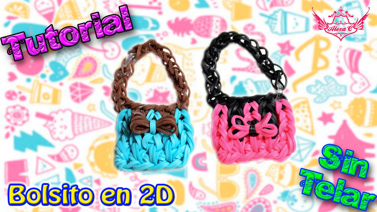 &hearts; Tutorial: Bolsito en 2D de gomitas (sin telar) &hearts;