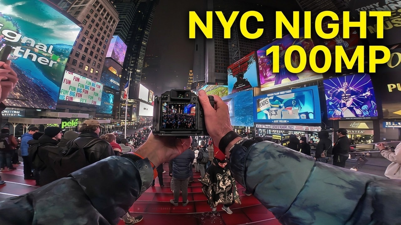 Night Photography POV Times Square:Hasselblad X2D2 100C