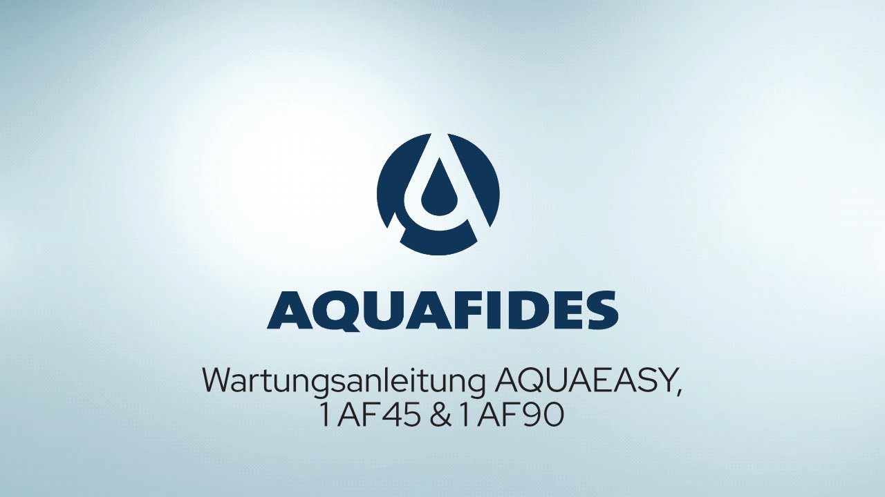 Wartungsanleitung für AQUAFLEX 45 HT und 90 HT [CH]