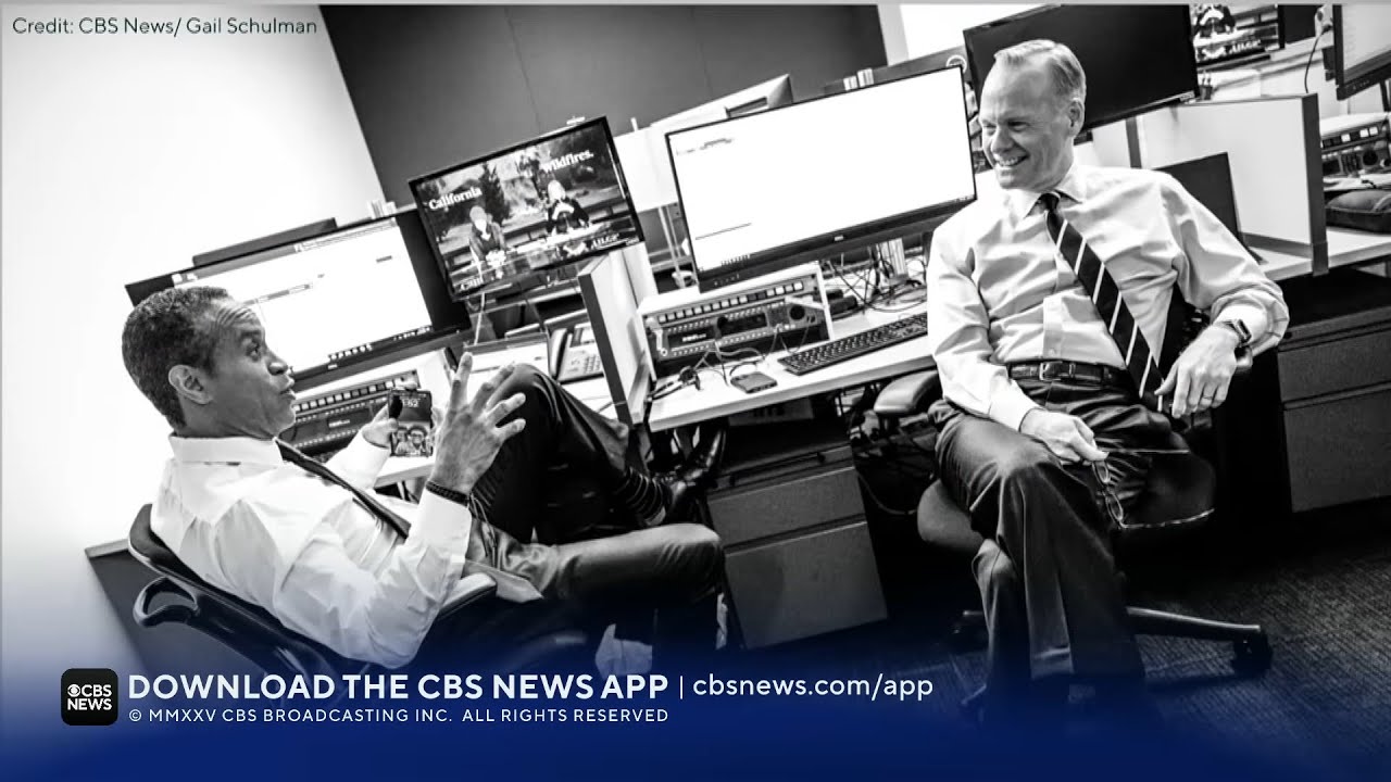 Final newscasts of CBS Evening News anchors