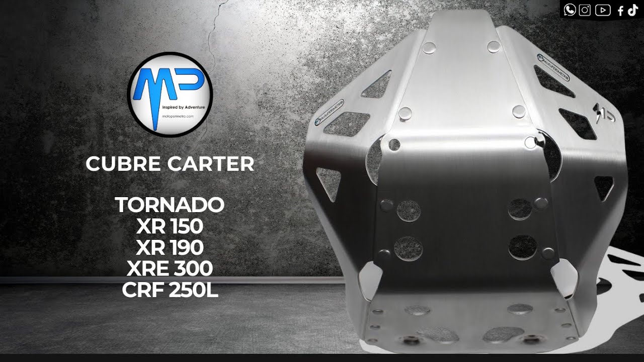 Tutorial Instalación Cubre Carter Honda XR190/150