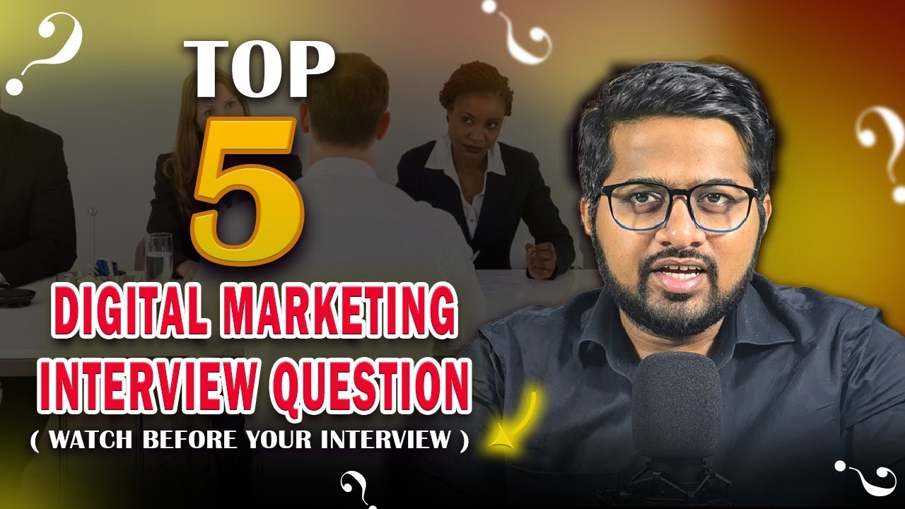 Know These 5 Questions & Crack Any Digital Marketing Interview | Marketingwithsud #digitalmarketing