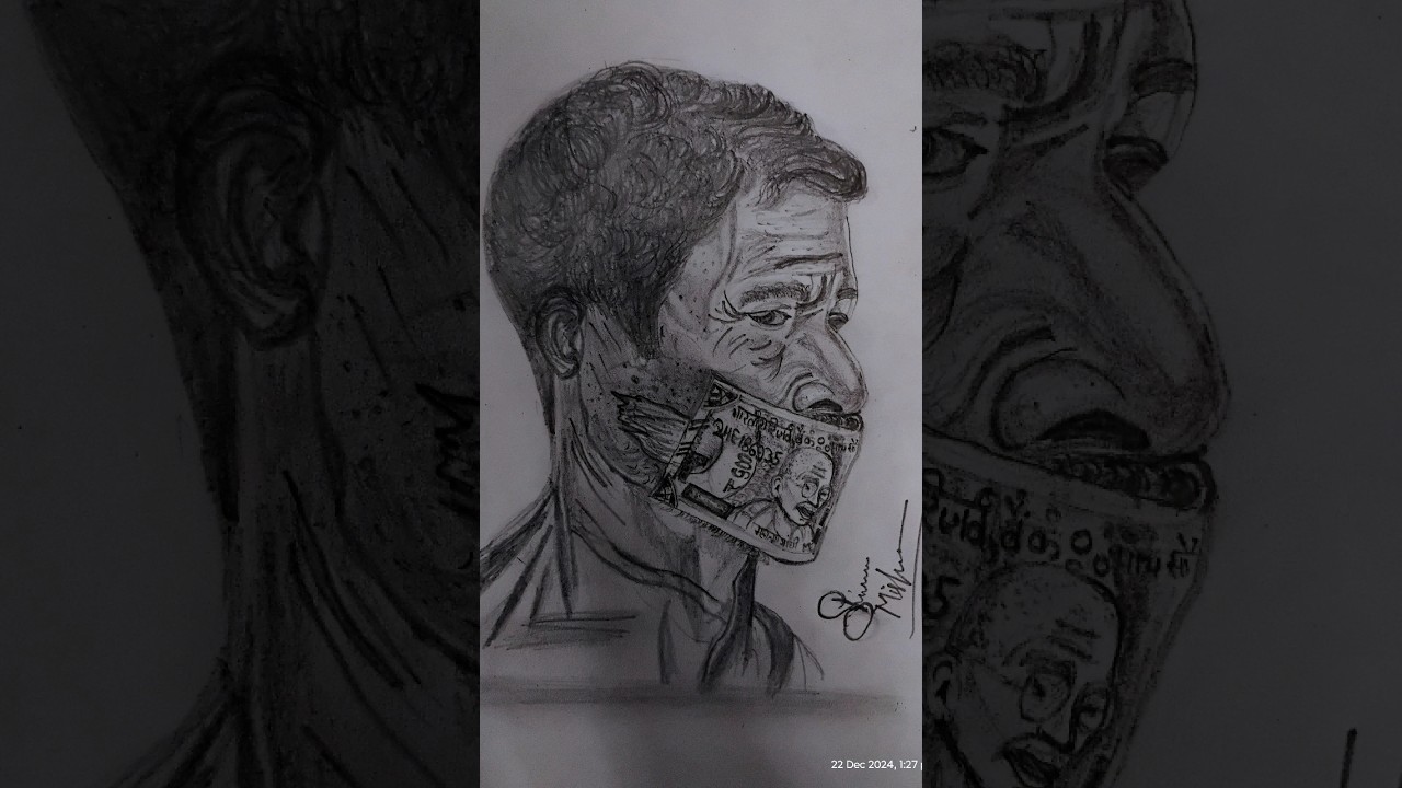 The dark truth 🙊#pencilartattack #shivammishra #shorts #pencilartattack #viralvideo #viralshorts