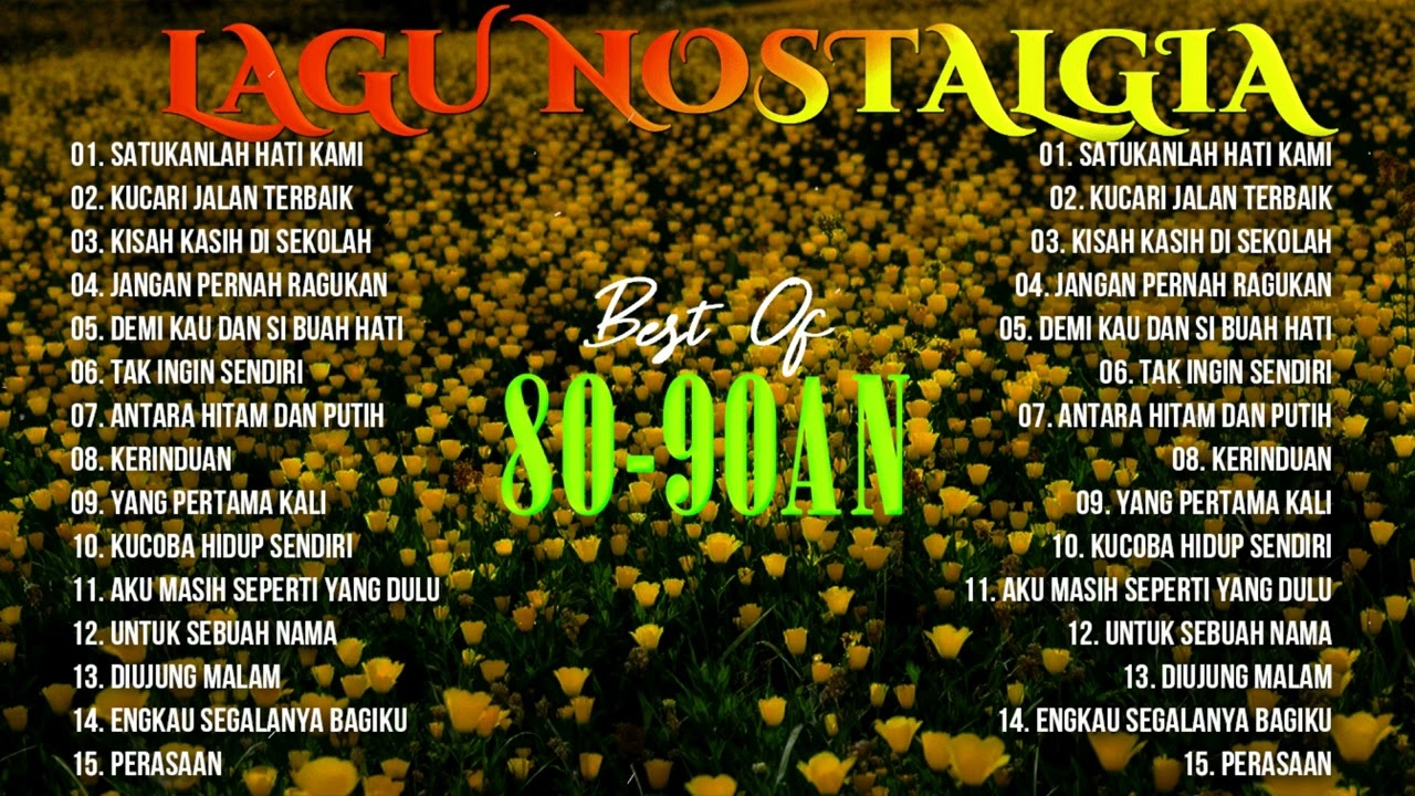 Lagu Kenangan Indonesia Terbaik | Golden Hits 80an 90an
