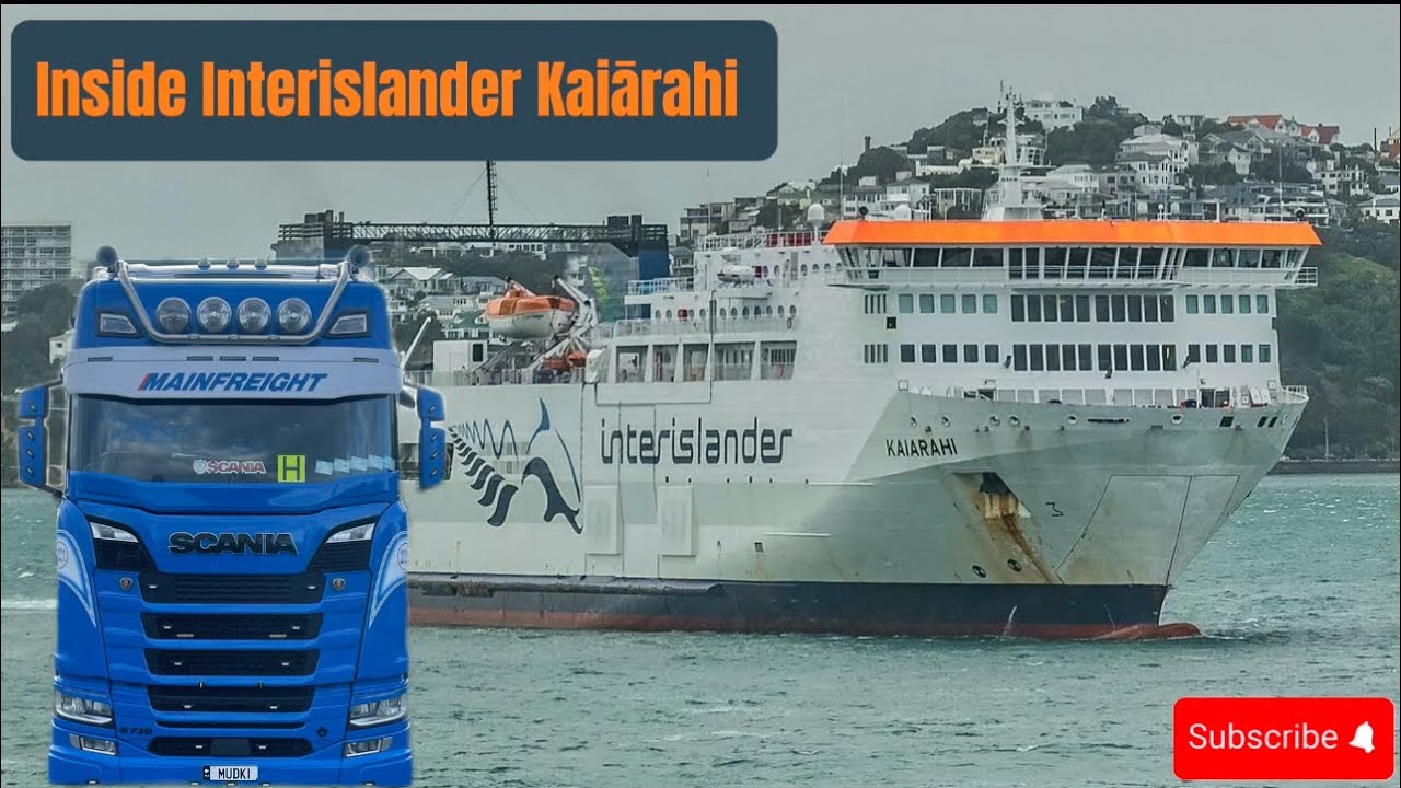 Внутри новозеландского парома Interislander | Kaiārahi | Первый рейс в новом году 🛻