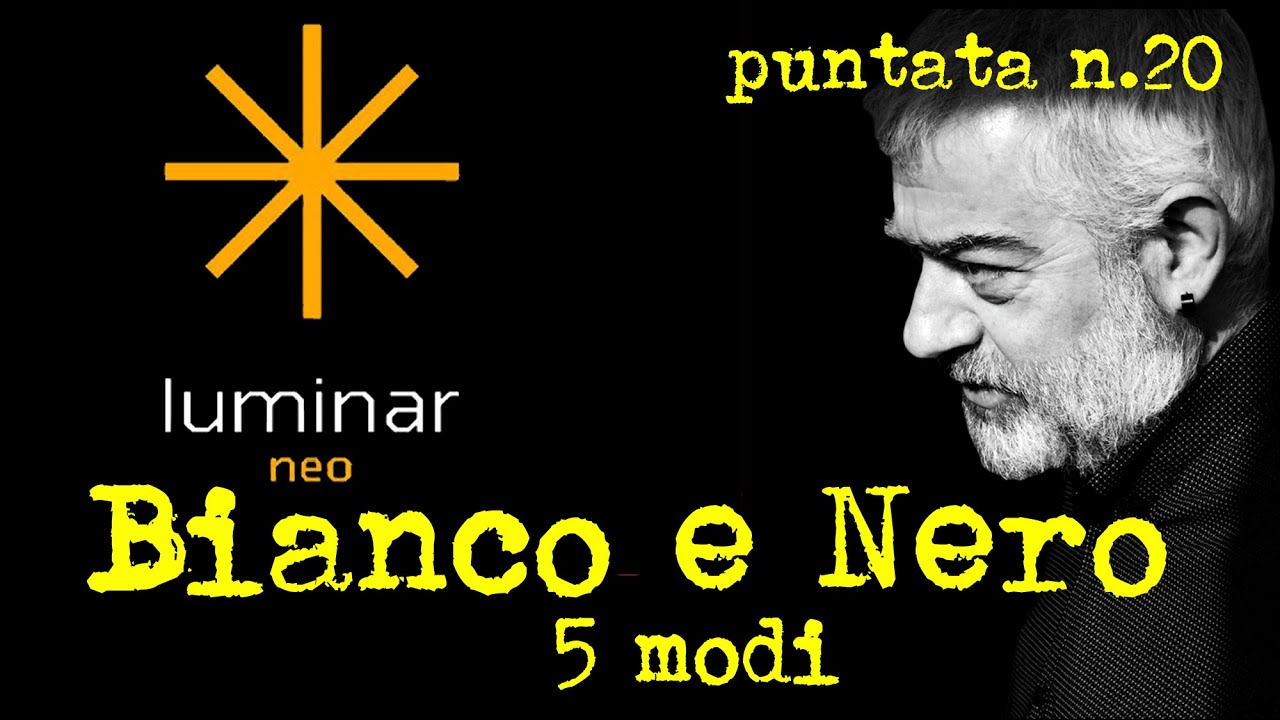 LUMNAR NEO bianco e nero (5 modi)
