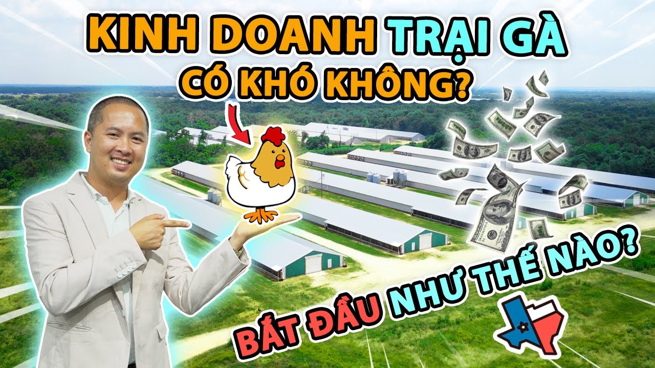 TRA 25 |. Cơ hội kinh doanh TRẠI G&Agrave; chỉ c&aacute;ch Houston 2 TIẾNG l&aacute;i xe