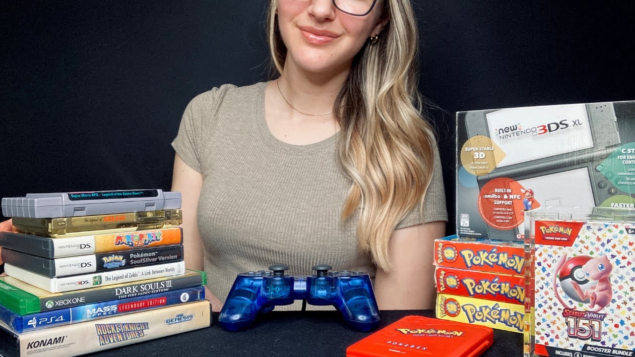 ASMR Video Game Store Roleplay l Soft Spoken, ASMR Video Games