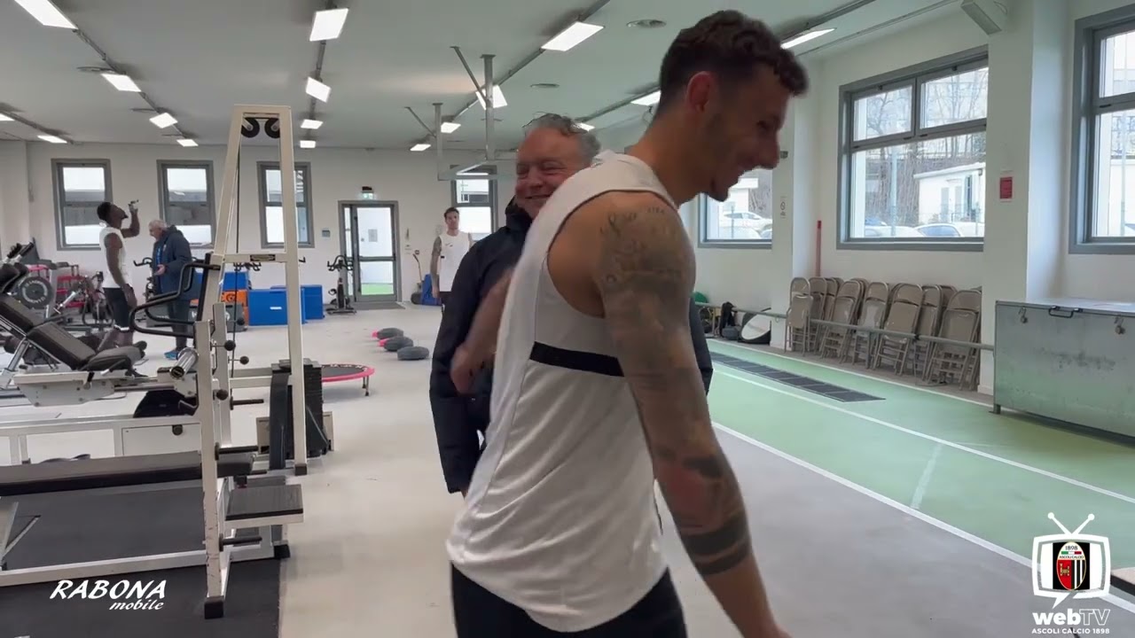 Ascoli Calcio | PICCHIO VILLAGE - Patron Pulcinelli oggi in visita alla squadra