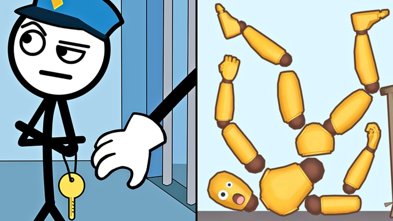 Thief Puzzle VS RagDoll Break &mdash; Max ALL Levels Android iOS Gameplay