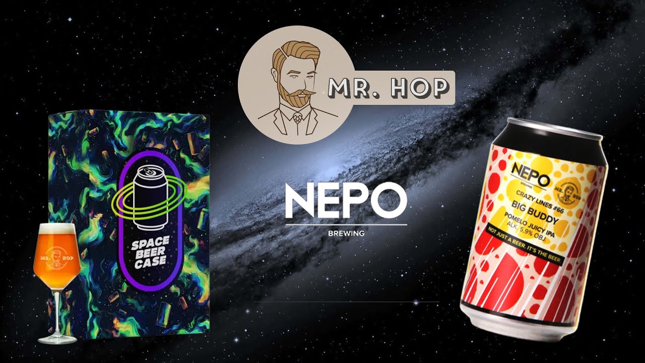 Advent 2024 - Mr. Hop's Space Beer Case 20 - Crazy Lines #66 Big Buddy (Nepo Brewing) - BR 377