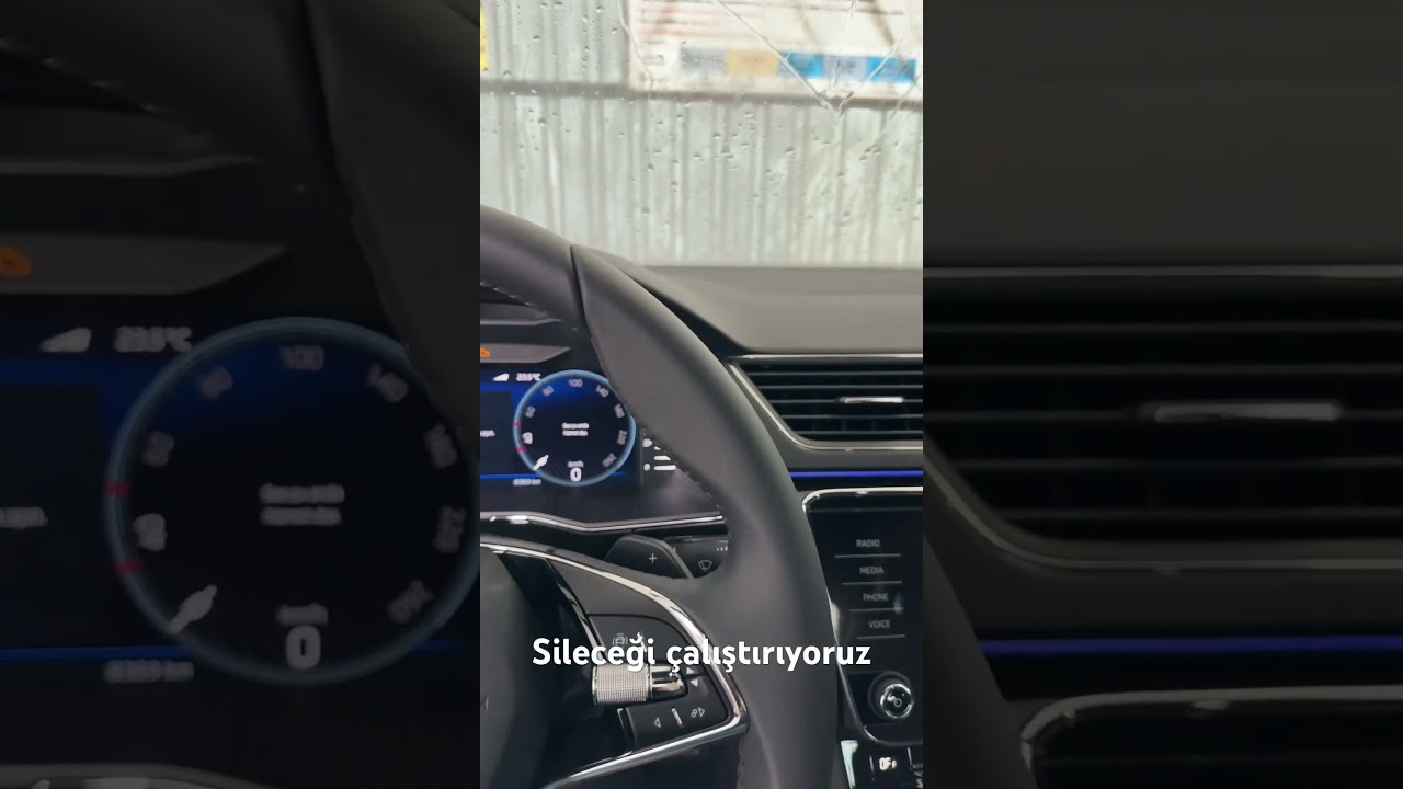 Skoda Superb | Silecekleri Servis Moduna Alma #skoda #servis #silecek
