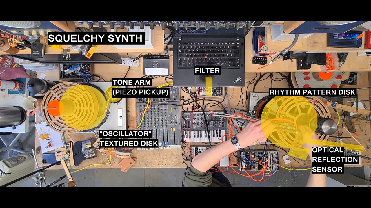 Mechanical Techno Studio Set (with annotations)