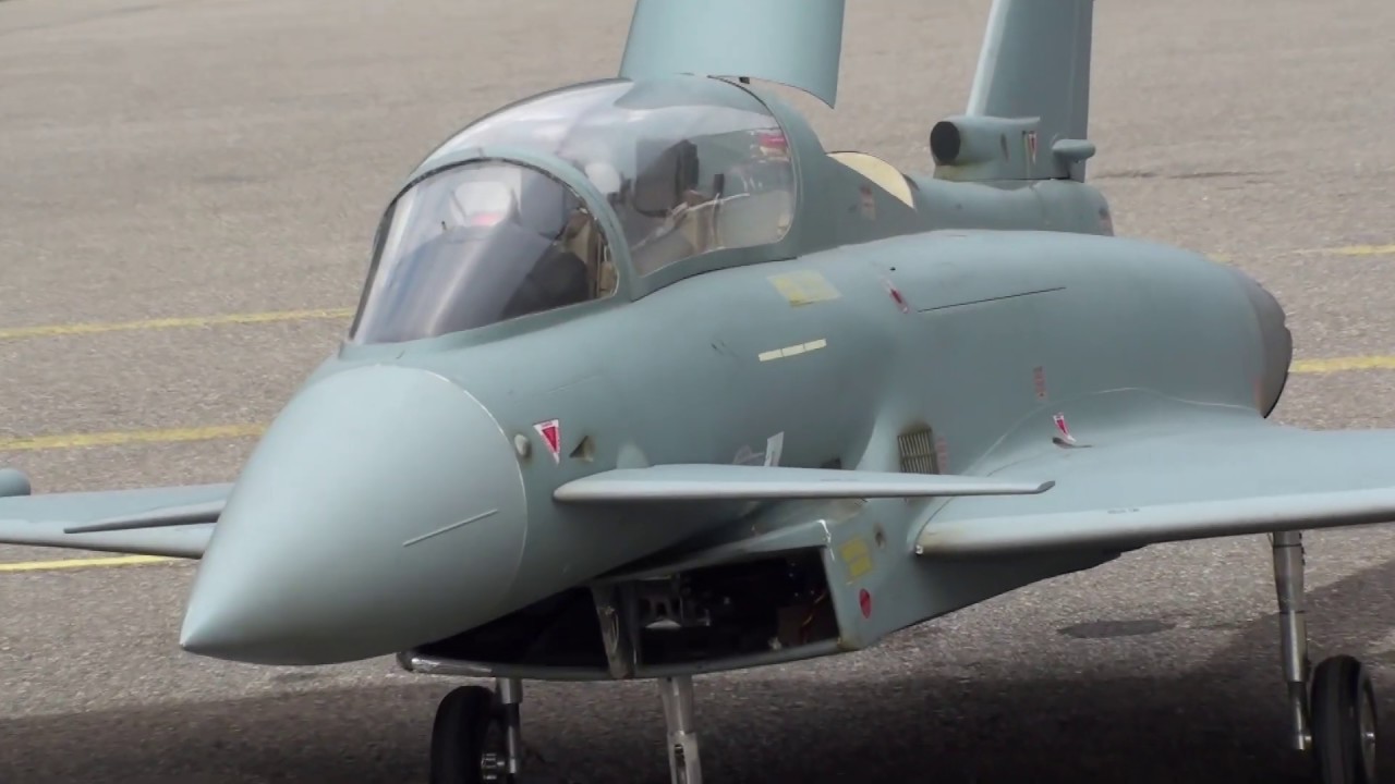 Eurofighter Thyphoon RC High Detailed Scale Turbine model Jet Gerald Rutten Netherlands