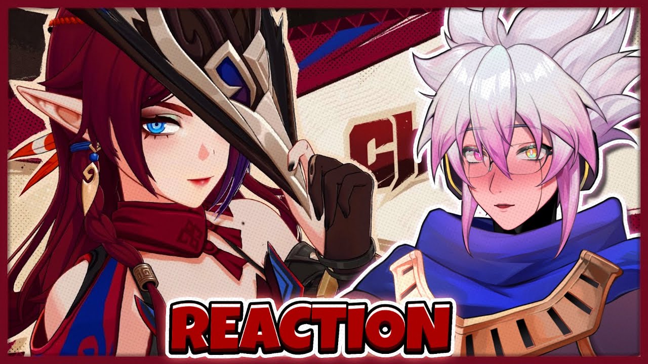 Reacting To All Of Chasca Trailers | Genshin Impact Reaction