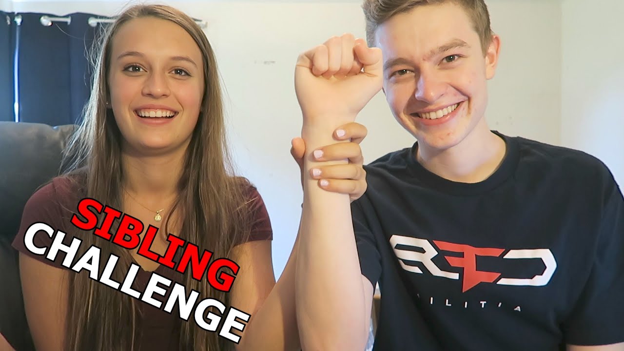 SIBLING CHALLENGE!!