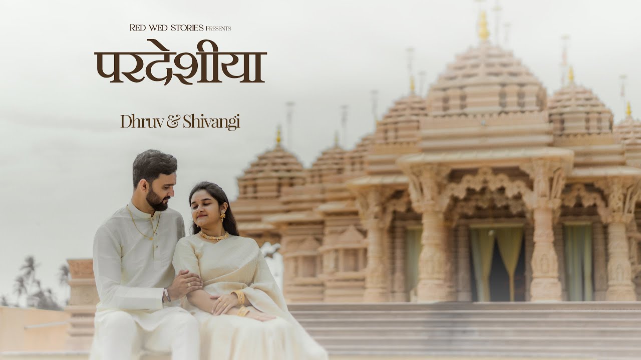 A Divine Beginning | Dhruv & Shivangi Pre-Wedding at Temple | Mahuva | Red wed stories