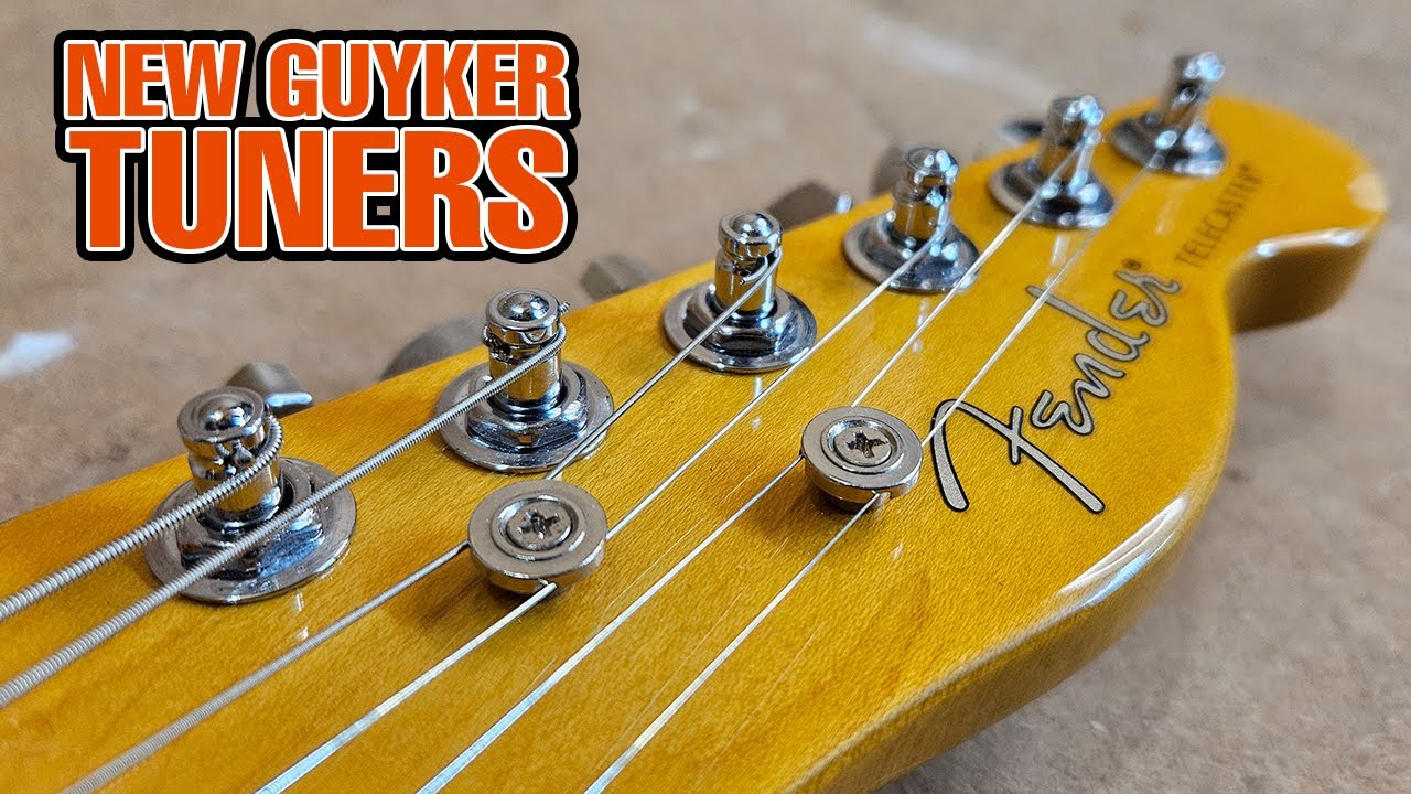 New Locking Guyker Tuners on a Fender Telecaster