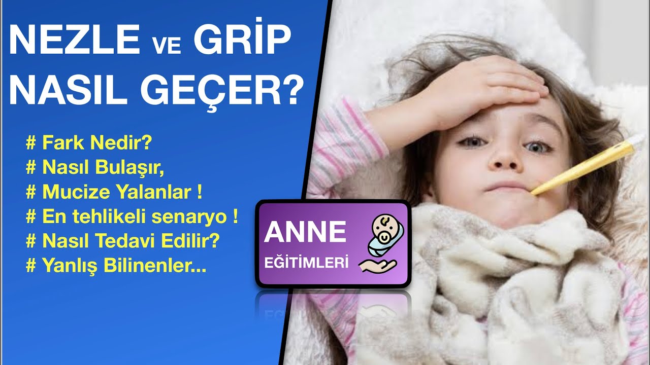 Nezle ve Grip Nasıl Tedavi Edilir? (Tanı ,Tedavi, Korunma, Yanlış Bilinenler...)