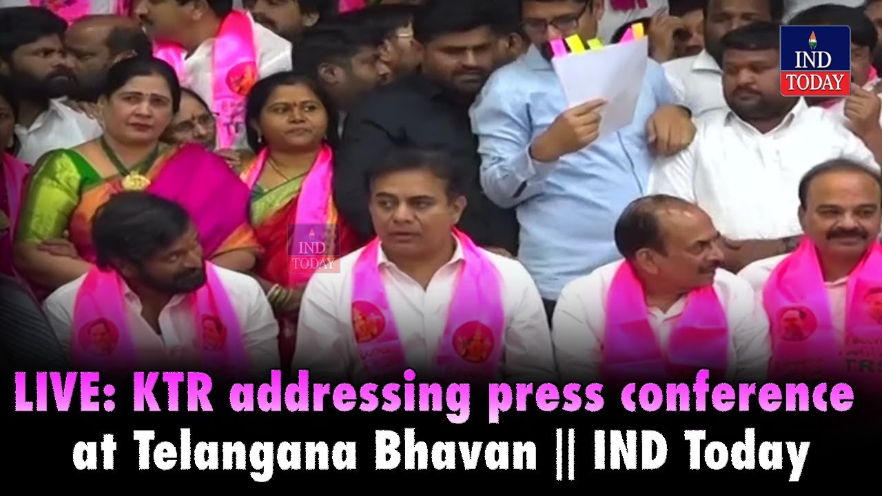LIVE: KTR addressing press conference #telangana Bhavan | KTR Press Meet | Munugode By Polls 2022