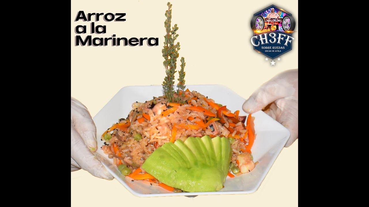 Receta Arroz a la Marinera por el Chef Sobre Ruedas