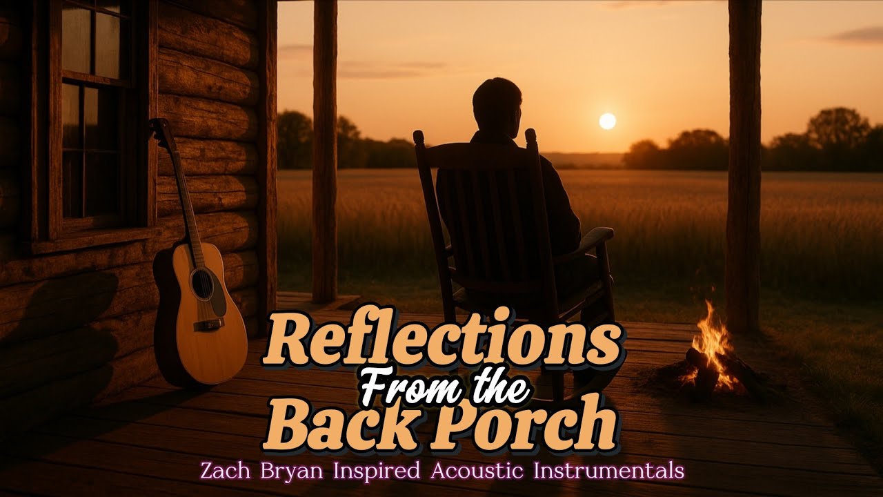 Reflections from the Back Porch – 1 Hour of Zach Bryan Inspired Acoustic Instrumentals