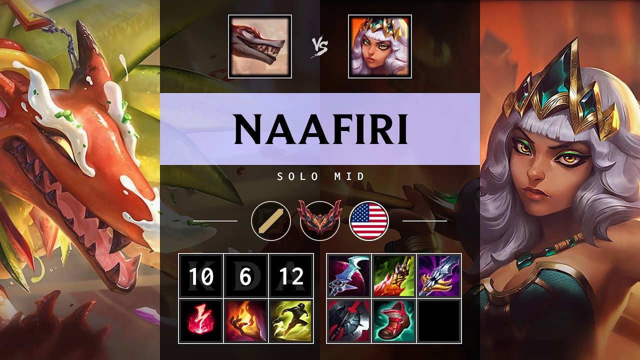Naafiri Mid vs Qiyana - NA Grandmaster Patch 25.12