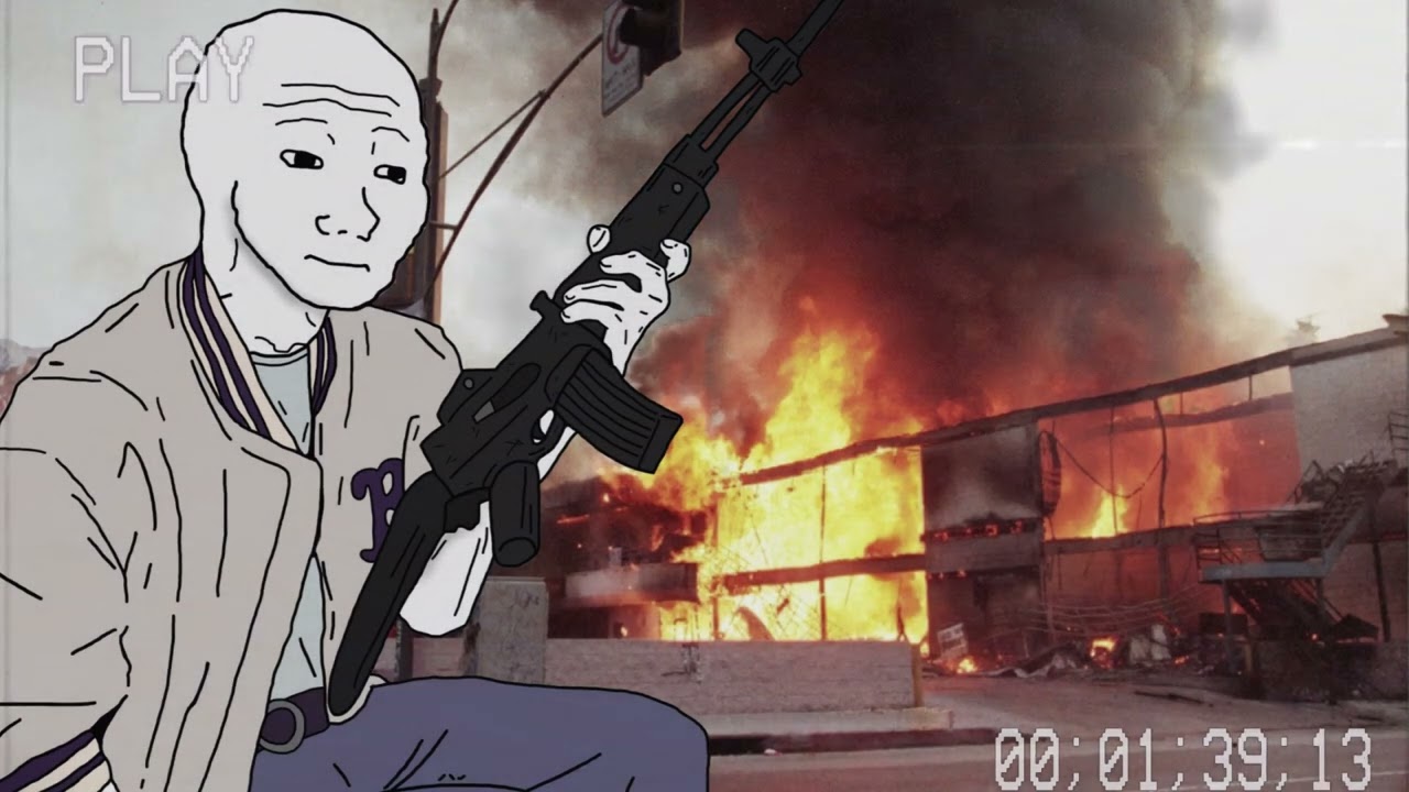It Was A Good Day but you're in LA watching as your store burns while fighting looters