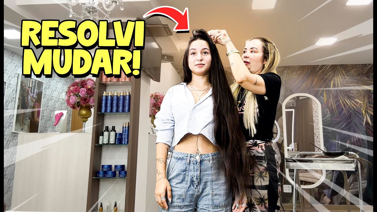 FIZ UMA TRANSFORMAÇÃO NO MEU CABELO!