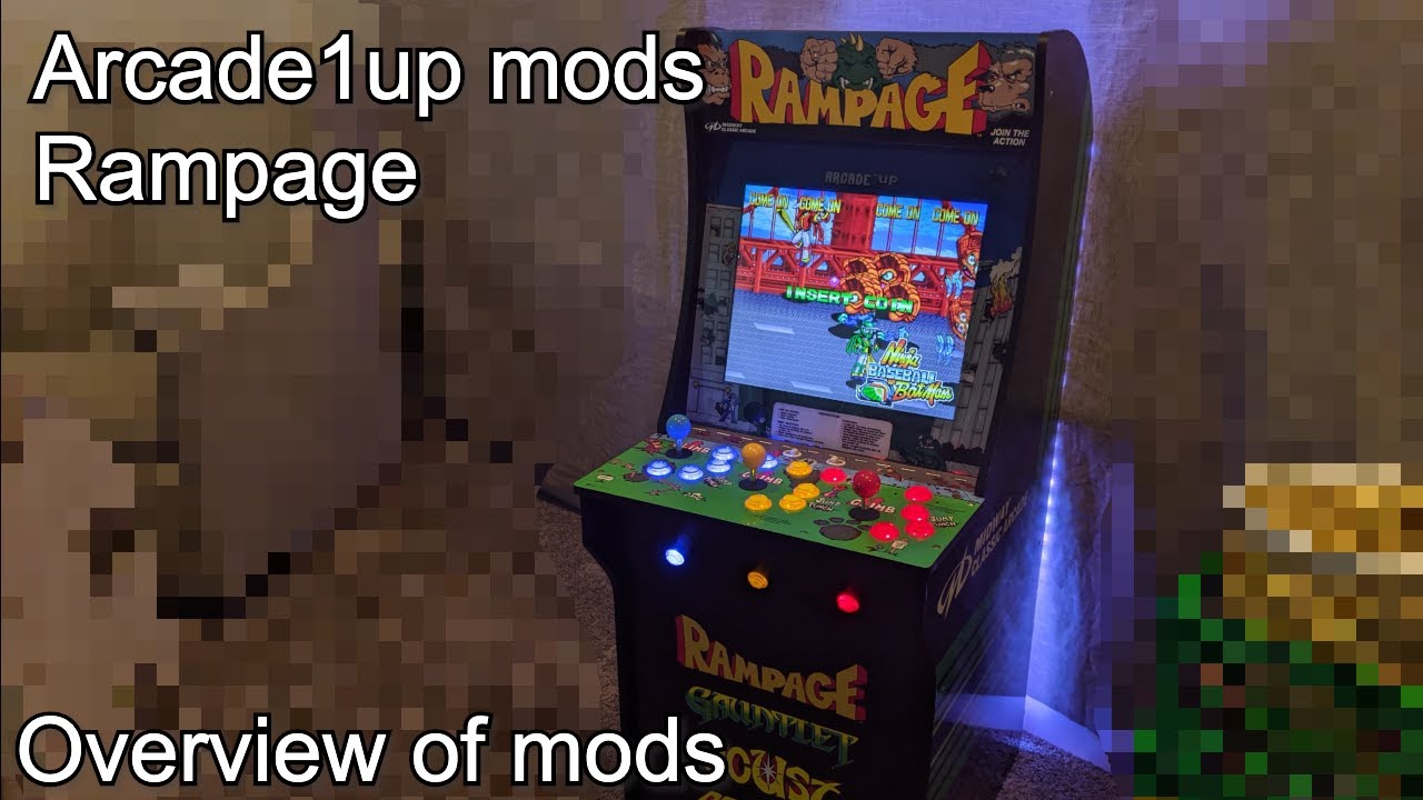 Arcade1up power and volume switches mods