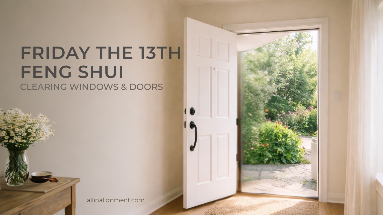 Friday the 13th Feng Shui: Clearing Windows, Doors, and Old Superstitions