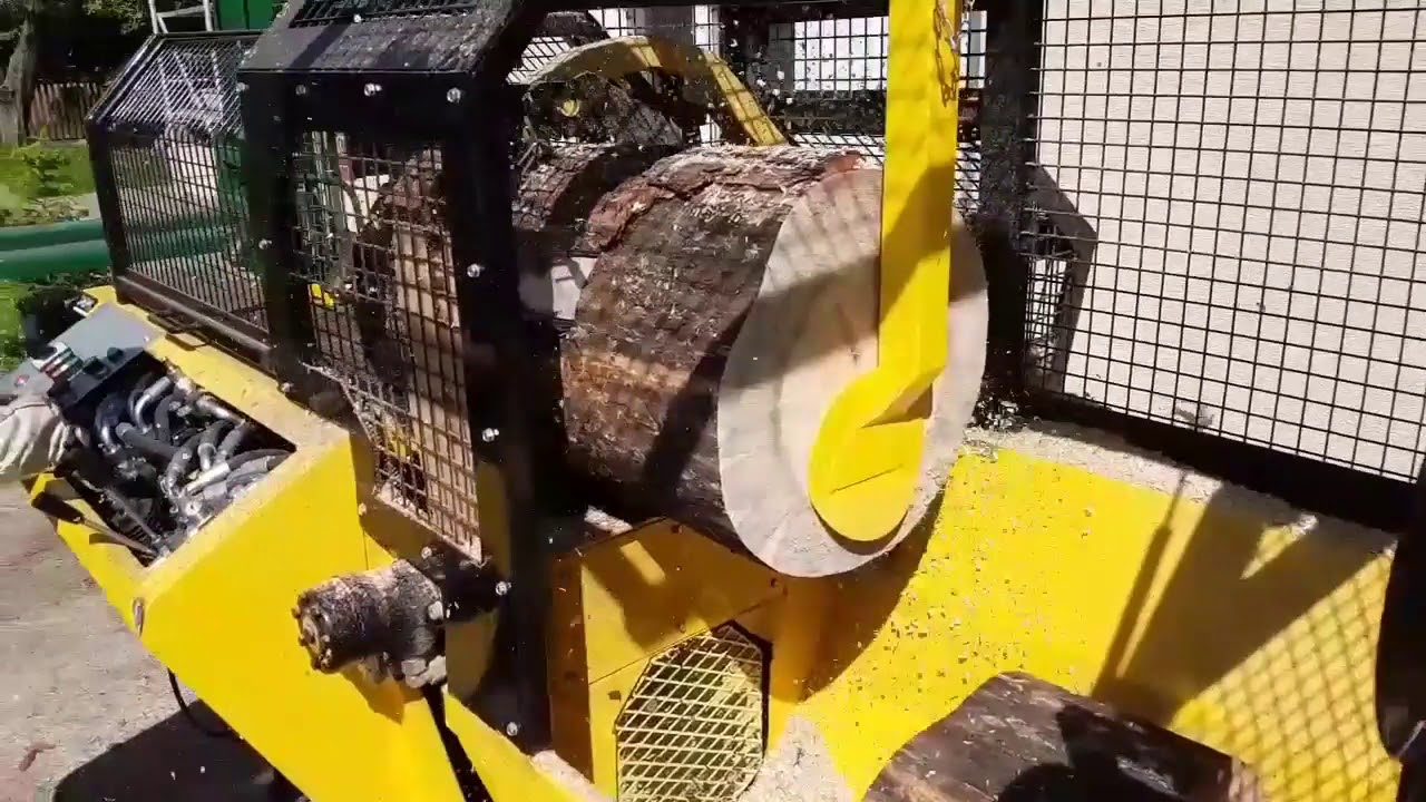 Piło-Łuparka hydrauliczna do drewna - piło łuparka - kombajn