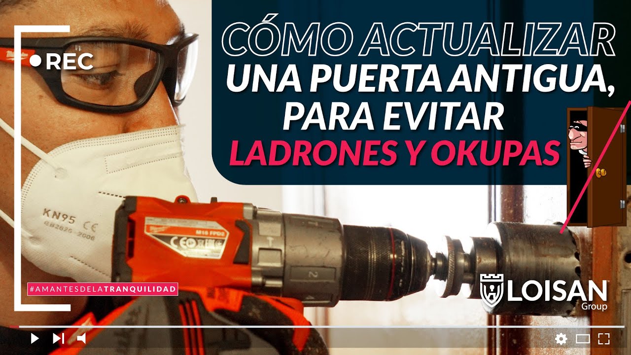 🚶🏻🚶🏻Cómo actualizar una PUERTA ANTIGUA, para evitar los LADRONES y OKUPAS❓
