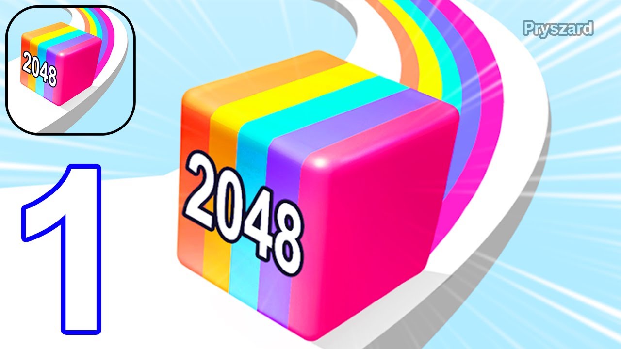 Jelly Run 2048 - Gameplay Walkthrough Part 1 Tutorial Big Number Unlocked 65K Jelly Merge (Android)