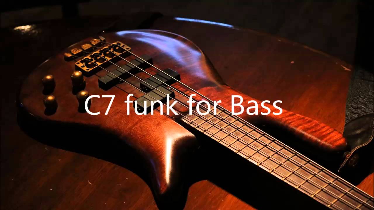 C7 Funk Backing Track for Bass One Chord vamp