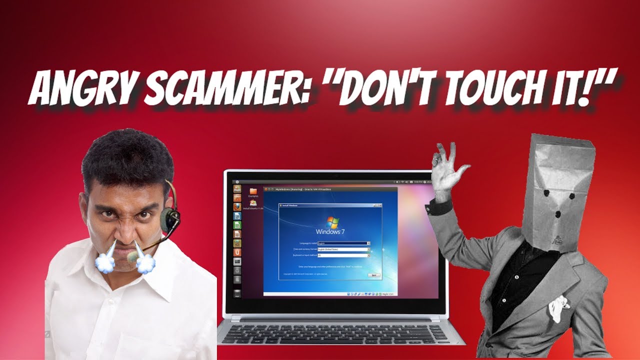 Tech Support scammer gets mad: 