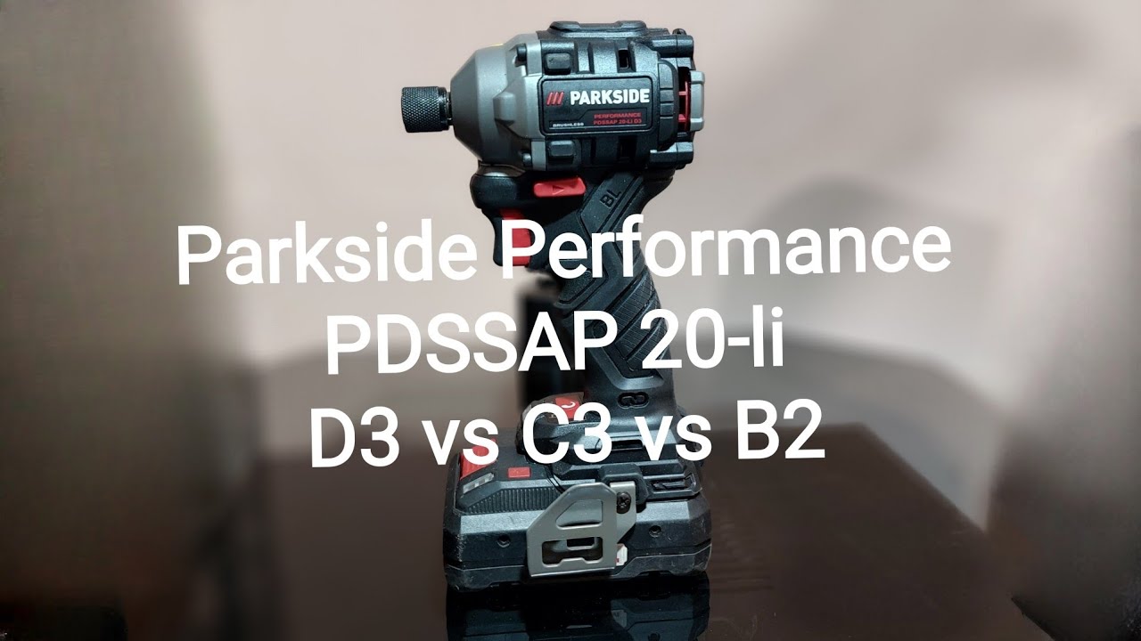 Parkside Performance PDSSAP 20-li D3 vs C3 vs B2 vs PDSSA 20 li B2