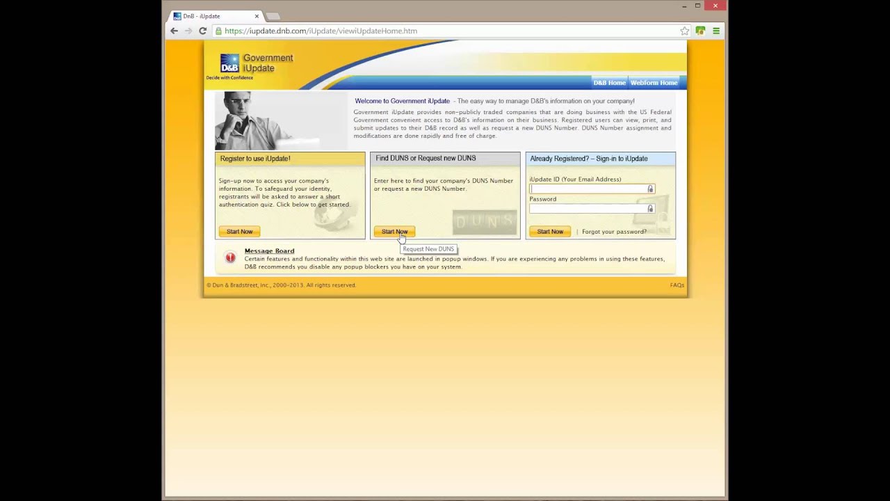 How to Get a DUNS / D&B Number for Free