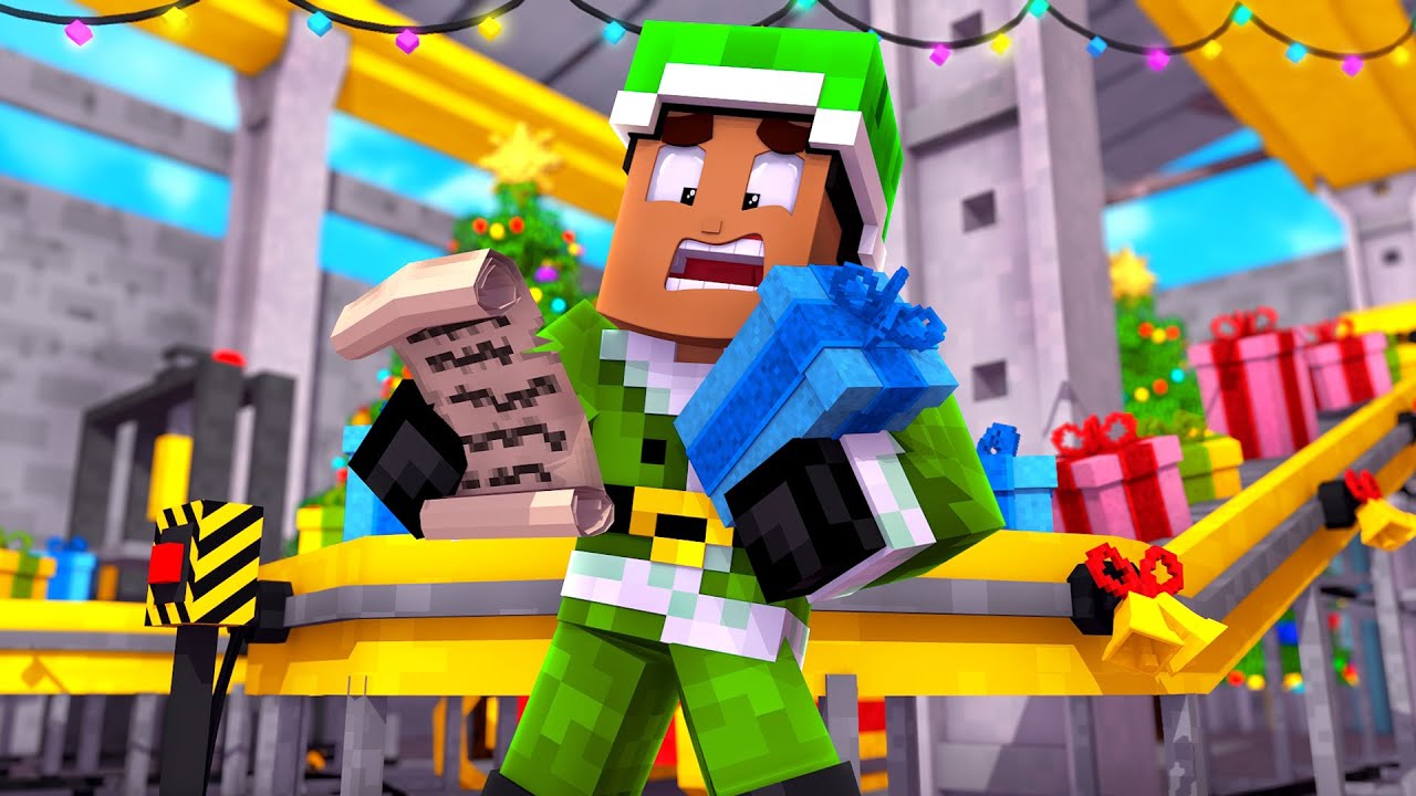 MI MANSIÓN SE CONVIERTE EN LA ALDEA DE SANTA CLAUS EN MINECRAFT TROLL 😱🎅