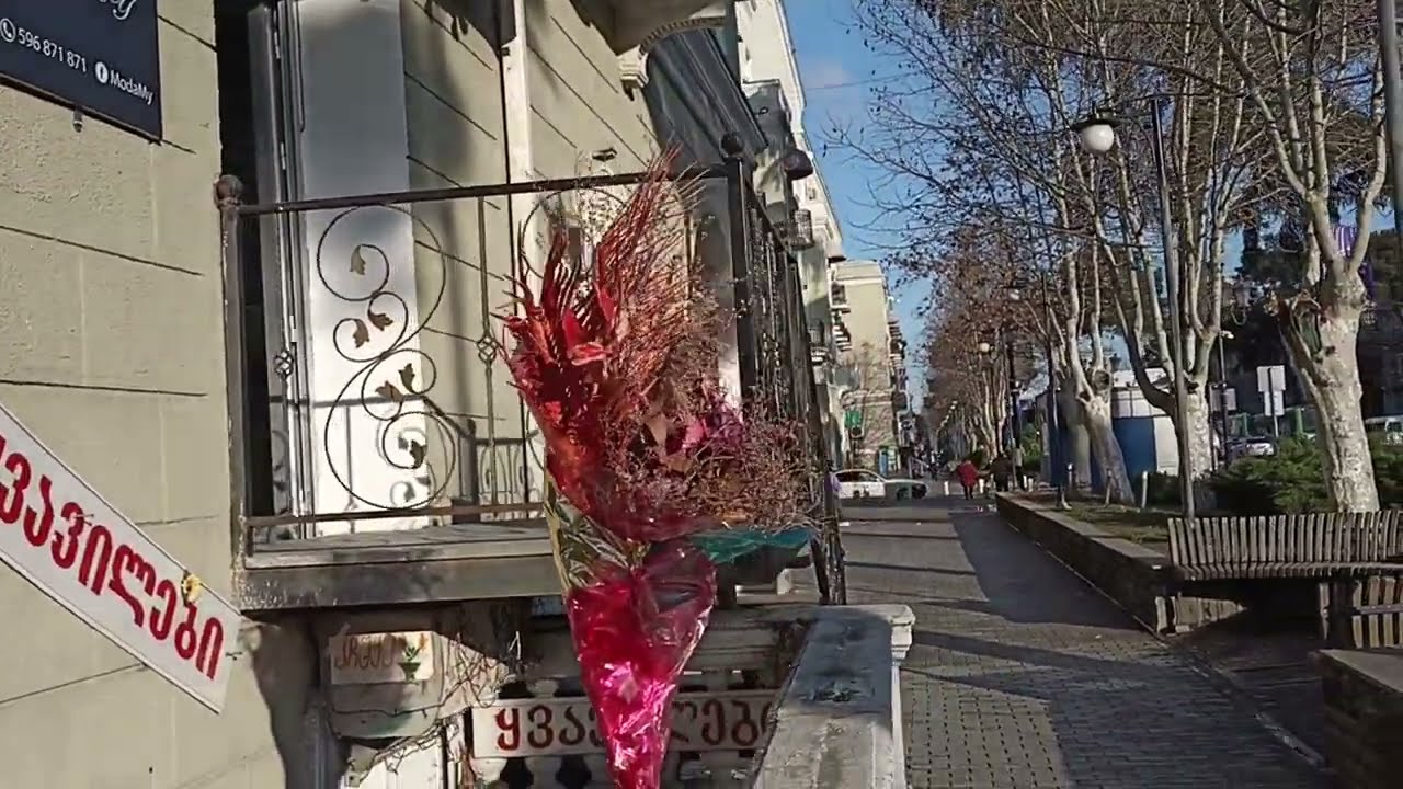 Обзорная прогулка по Рустави 25.03.2024 (пр Мераба Костава, ул Конституции, ул Батуми, ул Руставели)