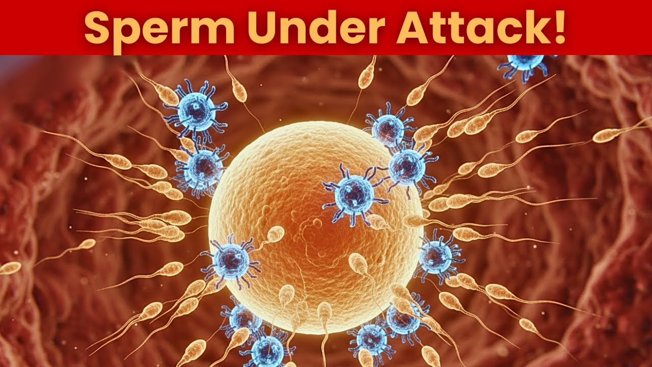 Sperm Attacked by Woman&rsquo;s Immune System | Inside the Human Body 3D Animation Explained