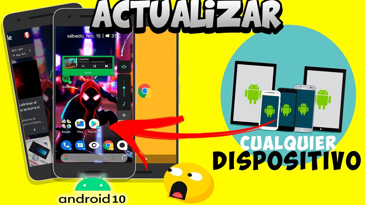 ✔️Como actualizar CUALQUIER DISPOSITIVO 📲 a ANDROID 10😳