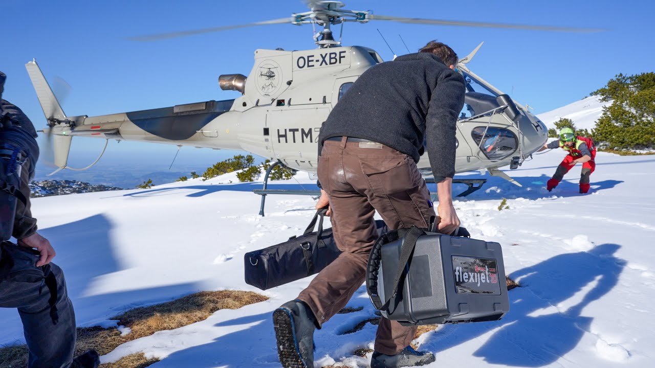 Flexijet & Schreinerei Michael Biermaier: Doku zum Heli-Projekt auf 1.894 m