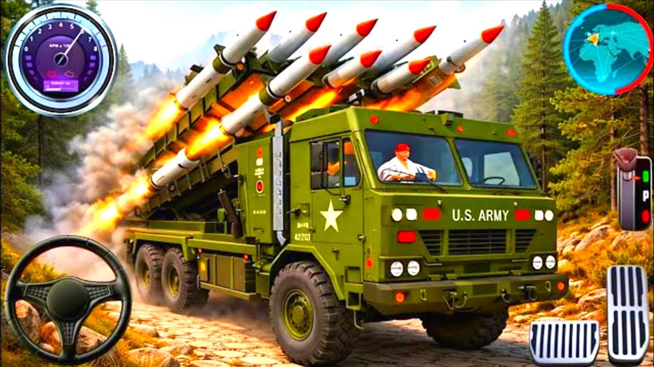 Army Truck Driving Cargo Games - US Offroad Army Truck Driving 3D 2025 Andriod Gameplay