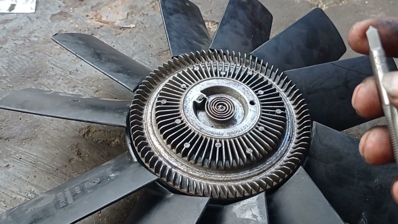 FORD RANGER 2,2 T. 6 OVERHEAT. AKIBAT OLI VISCO KIPAS KURANG. INI CARA MENGISI OLI CILICONYA.