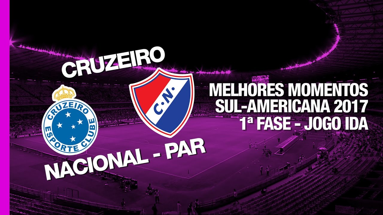 Melhores Momentos - Cruzeiro 2 x 1 Nacional-PAR - Sul-Americana - 04/04/2017