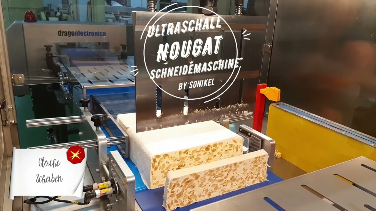 Nougat Schneidemaschine #torrone #turrón