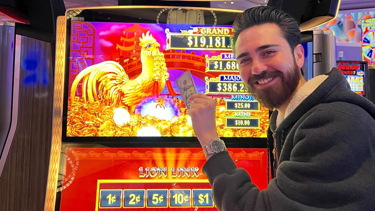 We Put $100 in this Lion Link Slot Machine and THIS Happened!