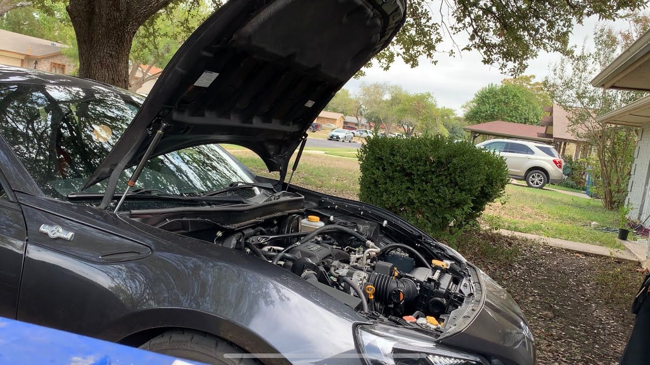 FRS/BRZ/86 Carbon Fiber Hood Damper Kit INSTALL from @FTSpeed